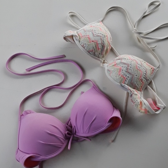 Victoria's Secret Other - VICTORIA'S SECRET PUSH UP2 BIKINI TOPS SIZE 32C